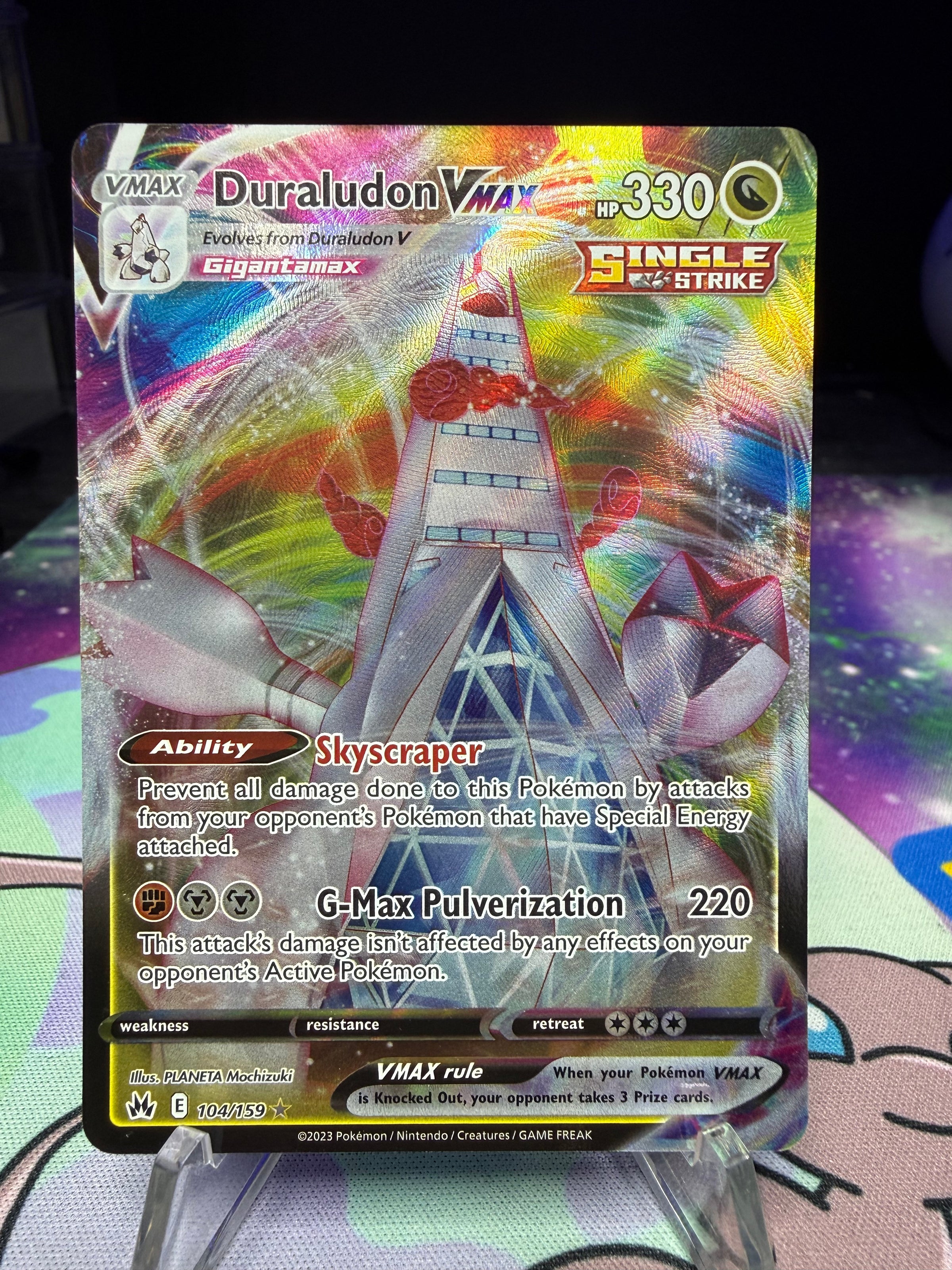 duraludon vmax pokemon card - TG30/TG30- Silver Tempest - Trainer Gallery Black & Gold making it a formidable opponent on the battlefield Duraludon VMAX TG21 - Holofoil